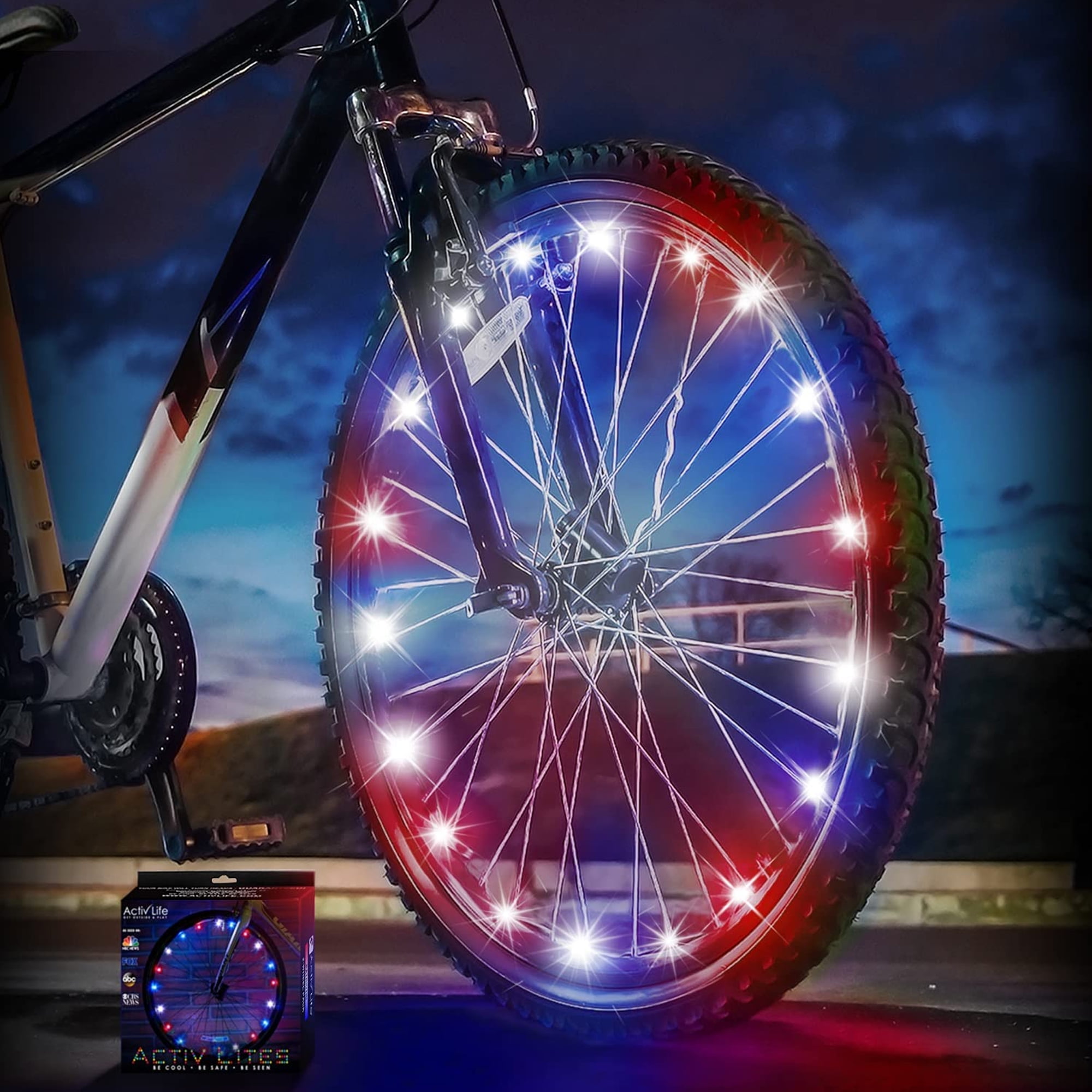 Activ Life LED Bike Wheel Lights Bicycle Spoke Light for Night Riding - Walmart.com