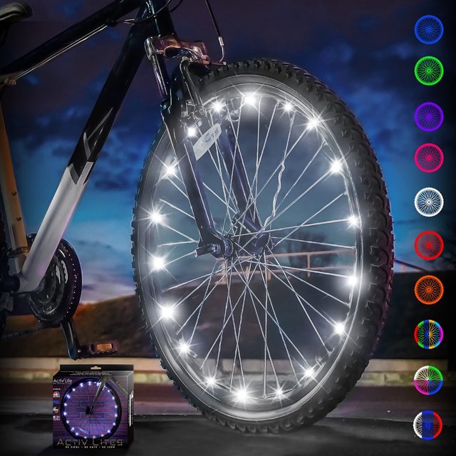 Activ Life LED Bike Wheel Lights Bicycle Spoke Light Accessories for