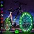 thumbnail image 1 of Activ Life LED Bike Wheel Lights Bicycle Spoke Light for Night Riding Green 2-Pack, 1 of 8