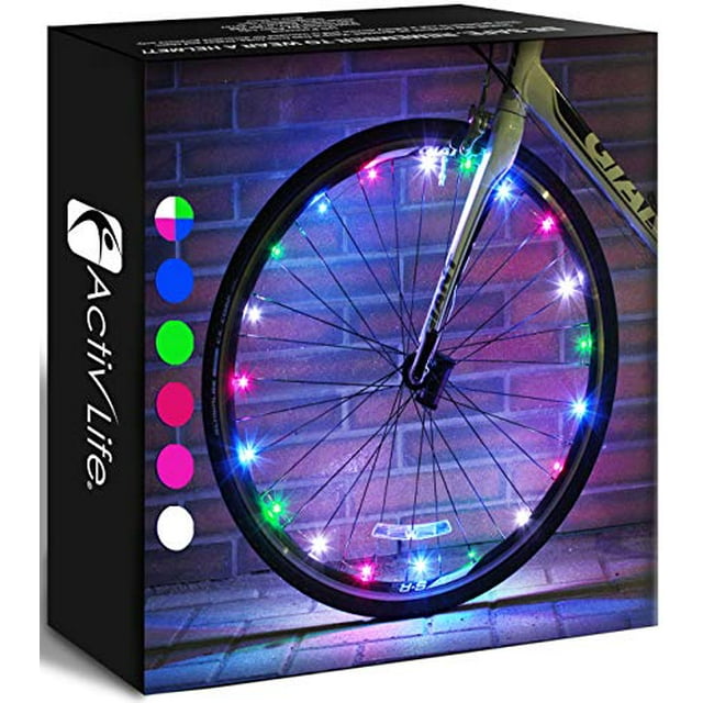 Activ Life LED Bike Wheel Lights Bicycle Spoke Light for Night Riding