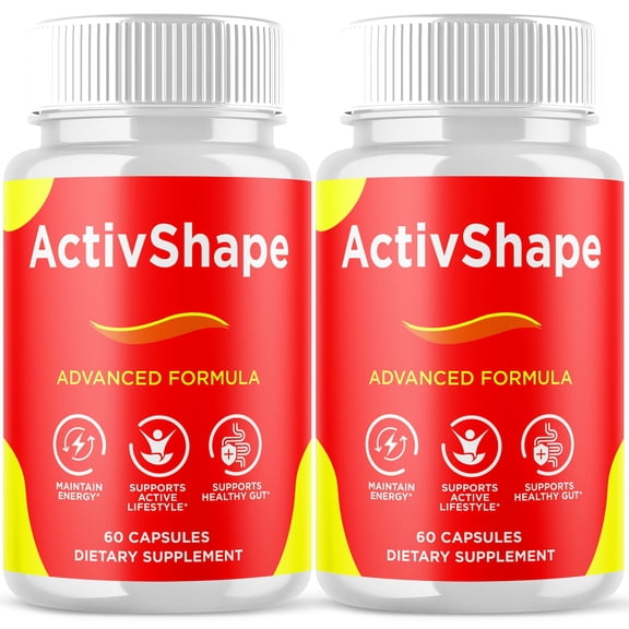 ActivShape Advanced Formula Pills Supporting Energy and Healthy Lifestyle Activ Shape 120 Capsules