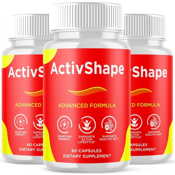 ActivShape Advanced Formula Pills Supporting Energy and Healthy Lifestyle Activ Shape 180 Capsules