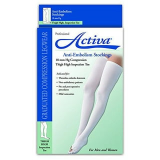 Activa Anti-Embolism Stockings Thigh or Knee High Compression 18mmHG OT,  CT, IT