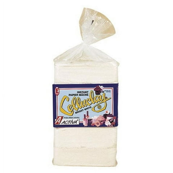 Activa CelluClay Instant Papier Mache, White, 5 lbs.