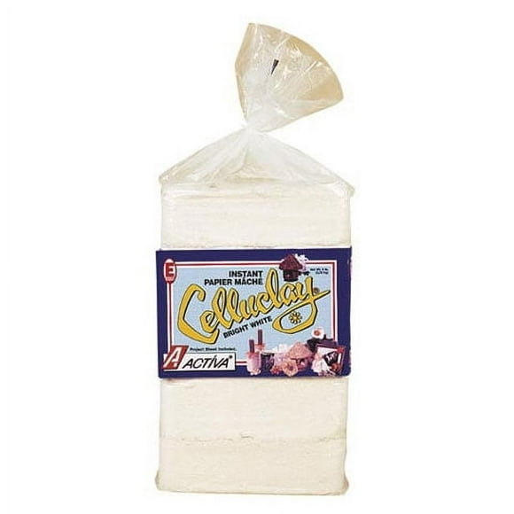 Activa CelluClay Instant Papier Mache, White, 5 lbs.
