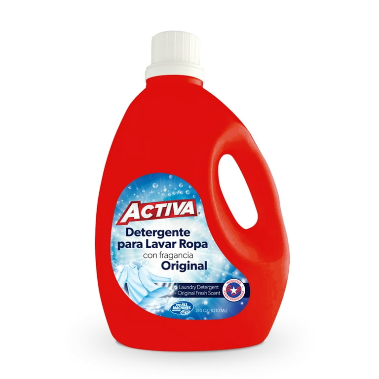 Activa Detergente Para Lavar Ropa, 210 Fl Oz, Fragancia Original, Laundry  Detergent, Original Scent 