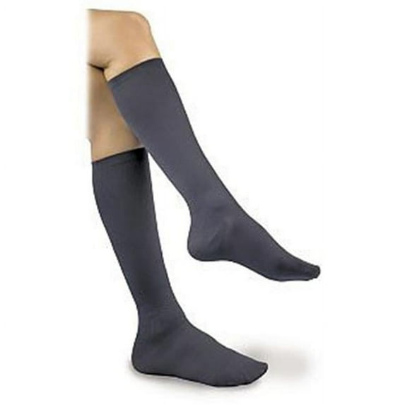 Activa H2643 Sheer Therapy Ribbed Womens Trouser Socks 15-20 mmHg - Size & Color- Navy Large