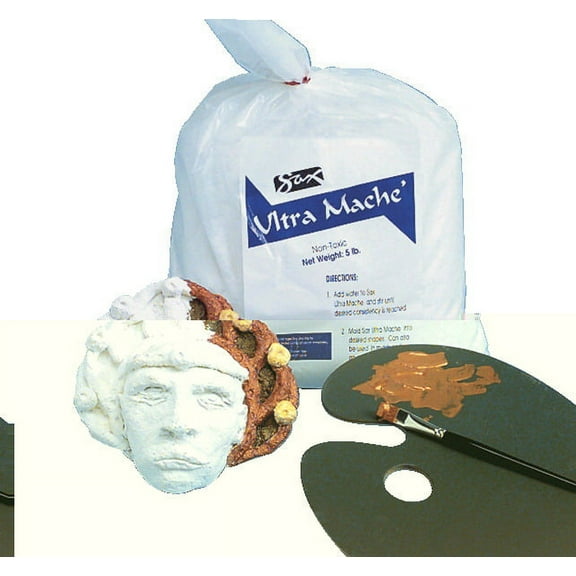 Activa Products 432131 Sax Non-Toxic Ultra Mache, 12 lbs, White