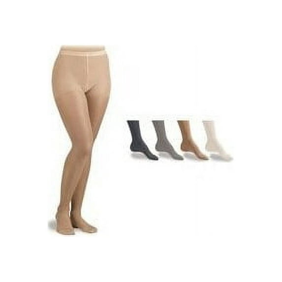 Activa Sheer Therapy Panty 15-20mmHg Closed Toe, Black, Size D