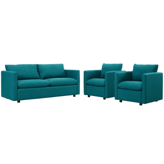 Activate 3 Piece Upholstered Fabric Set-EEI-4046