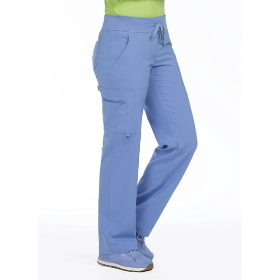 Activate by Med Couture Women's 8747 Yoga Cargo Scrub Pant -Ceil-Small