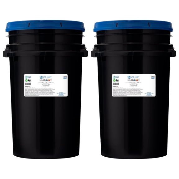 Lab Alley Activated Carbon (Charcoal) Powder, Food Grade, Wood Based, 12 Kg