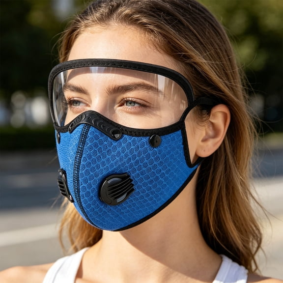 Activated Carbon Cycling Face Mask Breathable Dust Haze Filter for Outdoor Sports Riding Running Biking