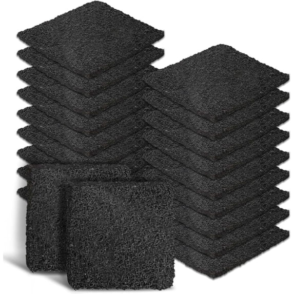 Activated Carbon Deodorizer Filters for Trash Cans - 3.9 Inch Odor Eliminator Packs (20 Count) | Fits Kitchen, Diaper Pails, Compost Bin, Pet Litter Bins | Long-Lasting Smell Remover