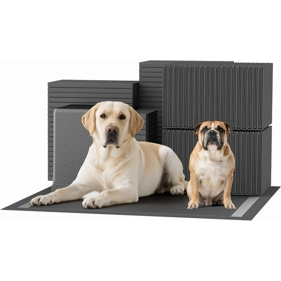 Activated Charcoal Dog Pee Pads, Charcoal Puppy Pads, X-Large Odorless Potty Pads for Dogs 23"x35", 20 Count XL Disposable Puppy Pads Pet Training Pads for Housebreaking