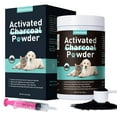 Activated Charcoal for Dogs, 8oz Powder Detox and Digestive Aid, for Poisoning Treatment, Gas