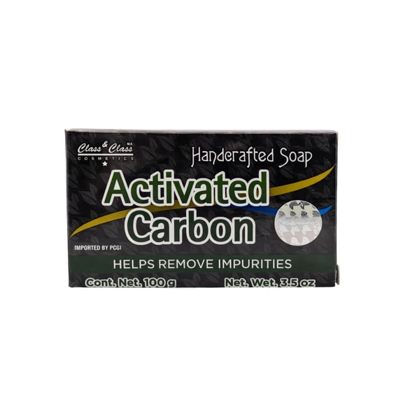 Activated Charcoal Soap Bar 3.5 oz Deep Cleansing Face & Body Soap, Removes Impurities, Oil Control, Handcrafted Skin Care