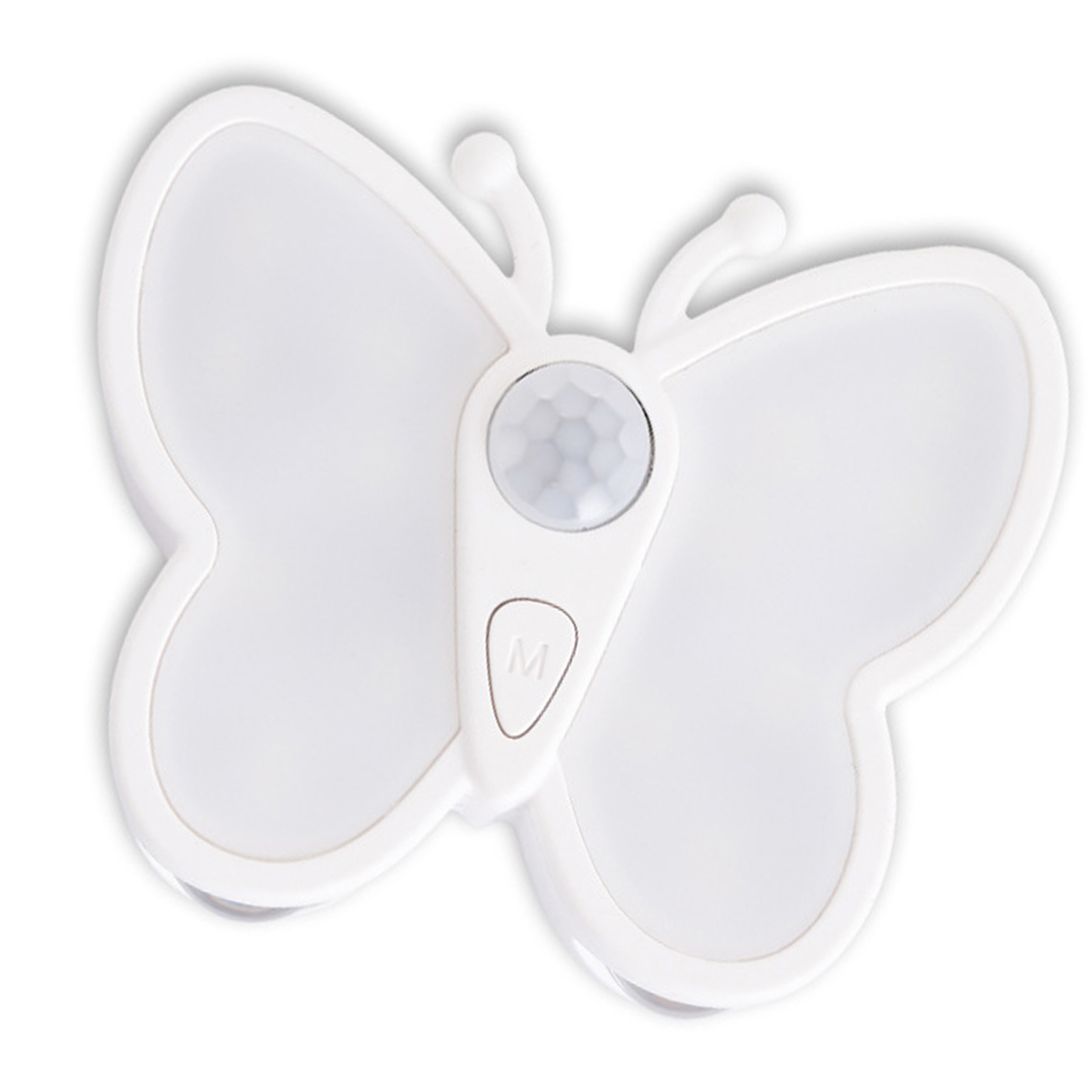 Activated LED Night Light Double Modes LED Night Light Rechargeable Butterfly Shape Lamp with Sensors