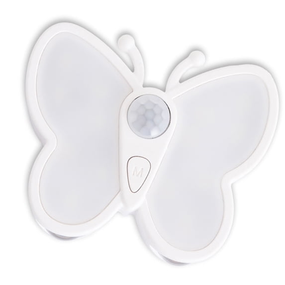 Activated LED Night Light Double Modes LED Night Light Rechargeable Butterfly Shape Lamp with Sensors