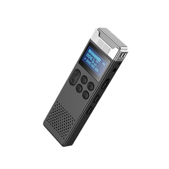 Activated Voice Recorder Long Standby with External Horn Speaker Noise Reduce Sound Dictaphone ,Multi-Function
