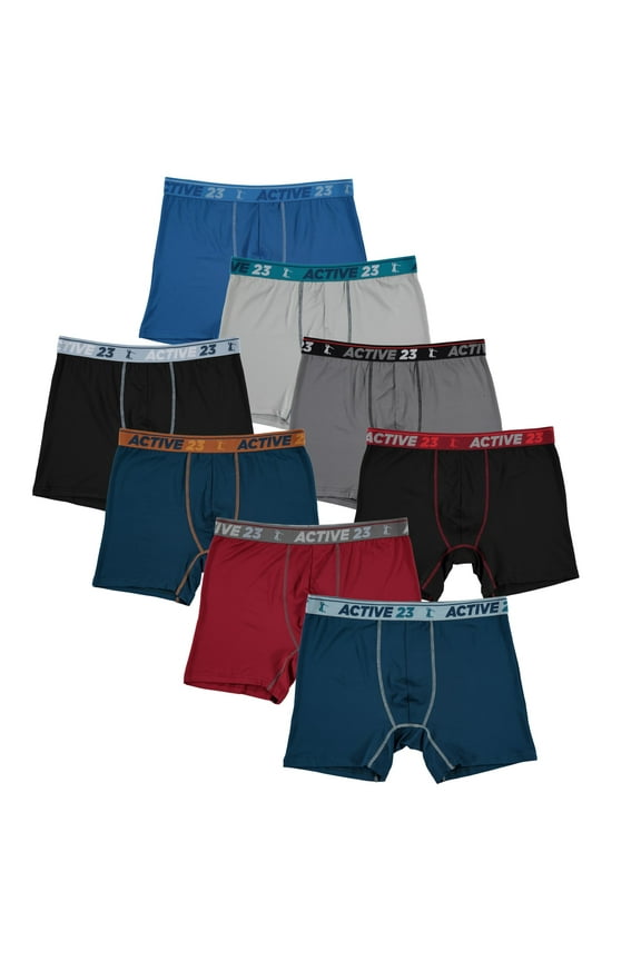 8PK Solid Assorted Boxer Briefs