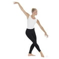 thumbnail image 1 of Active Adult Microfiber Ankle Leggings, Black - Medium, 1 of 1