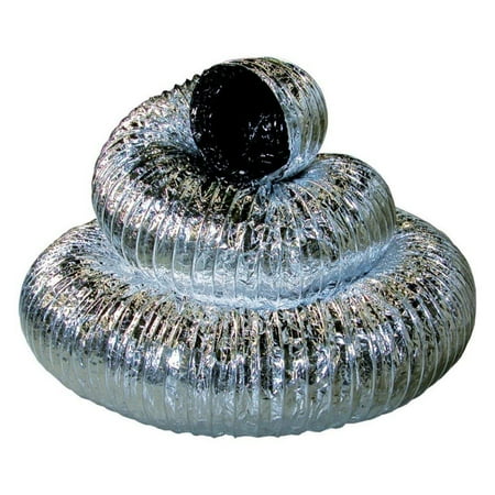 Active Air ACDC825 ACDF12 25-Feet Non-Insulated, 8-Inch Air Duct, 8", Silver