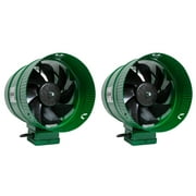 Active Air ACFB8 8 Inch Hydroponics Inline Duct Fans 471 CFM (2 Pack)