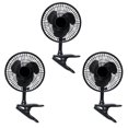 thumbnail image 1 of Active Air HORF6 Hydroponic 5W Brushless Motor 6-Inch Clip On Garden Fan, 3 Pack, 1 of 6