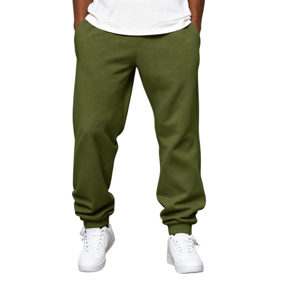 Active Athletic Casual Jogger Running Sweatpants for Men Wide Leg Elastic Drawstring Waist Pants Casual Joggers Athletic Fall Clothes