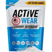 Active Athletic Wear Detergent, Enzymatic Booster and Sweat Deodorizer, 3 lbs