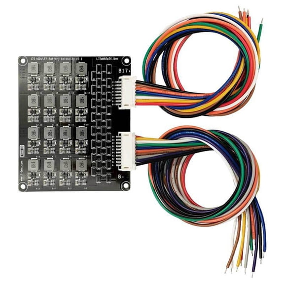 Active Balancer 1.2A Equalizer 17s Li-Ion Lifepo4 Energy Transfer Board LTO Lithium Battery 17S