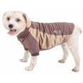 thumbnail image 1 of Active Barko Pawlo Relax-Stretch Wick-Proof Performance Dog Polo T-Shirt, Brown - Large, 1 of 1