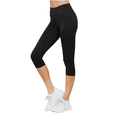 thumbnail image 1 of Active Basic USA Workout Mid-Rise Performance Capri Leggings, Women's, 1 of 7