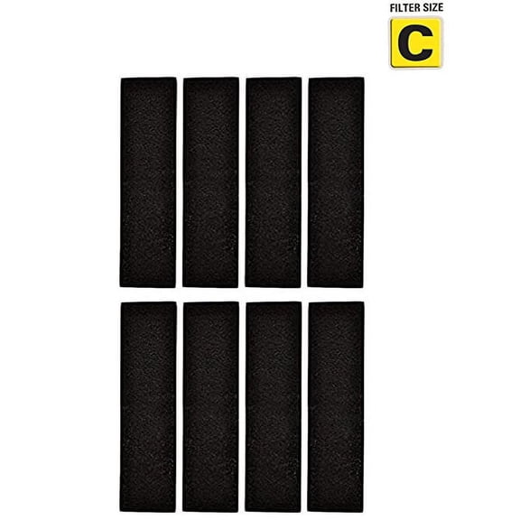 Active Carbon Pre-Filter C Compatible With Germ Air Purifier 5000 5250PT 5000E 5350B 5300B 8 sheet