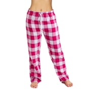 Active Club Cotton-Blend Flannel Pajama Pants for Women, Flannel Plaid PJ Pants for Women for Sleep and Lounge, Womens PJ Bottoms Pink Ombre, 2X