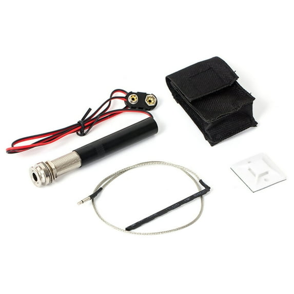 Active Endpin Jack Preamp Pickup Kit Accessories for Acoustic Guitar