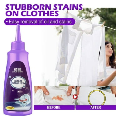 Active Enzyme Laundry Stain Remover 120 ml, Garment Stubborn Stain