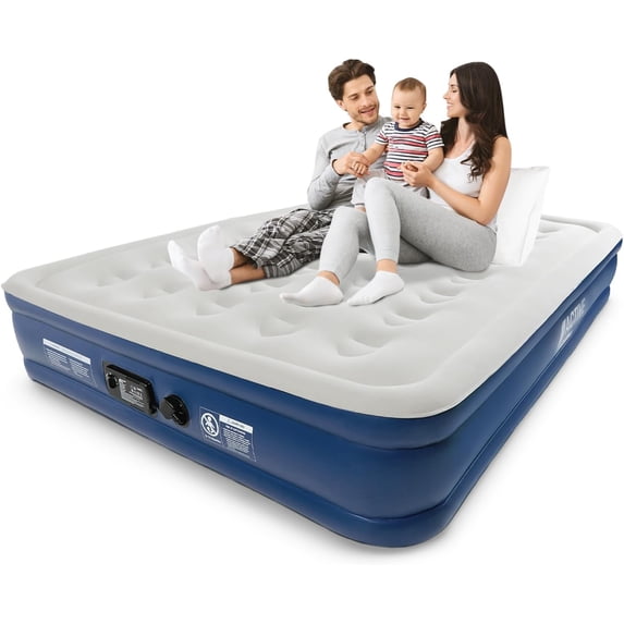 Active Era 13 Inch Queen Air Mattress, Air Bed with Built in Pump