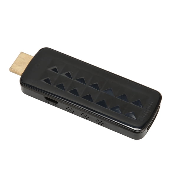 Active HD Multimedia Interface to DisplayPort Adapter - 4K at 30Hz UHD Video Converter, HDMI Male to DP Female Dongle with USB Power Cable (10 inches / 25.4 cm) Black