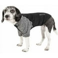 thumbnail image 1 of Active Hybreed 4-Way Stretch Two-Toned Performance Dog T-Shirt - Black & Grey, Extra Large, 1 of 1
