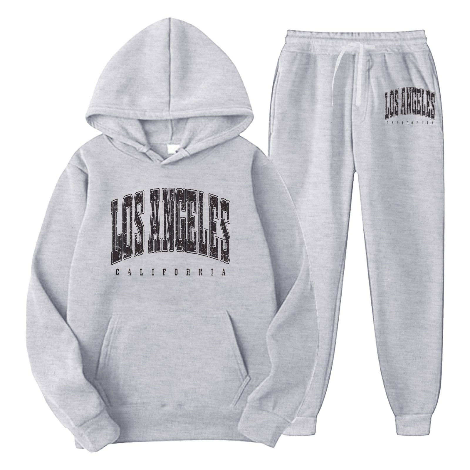 Active Jogging Suits Athletic Hoodie Sweatpants Set for Men Workout