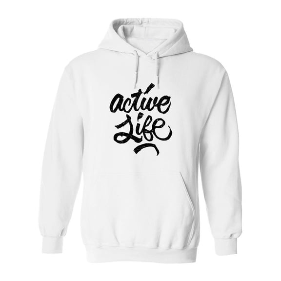 Active Life  Hoodie Men -Image by Shutterstock, Male Large