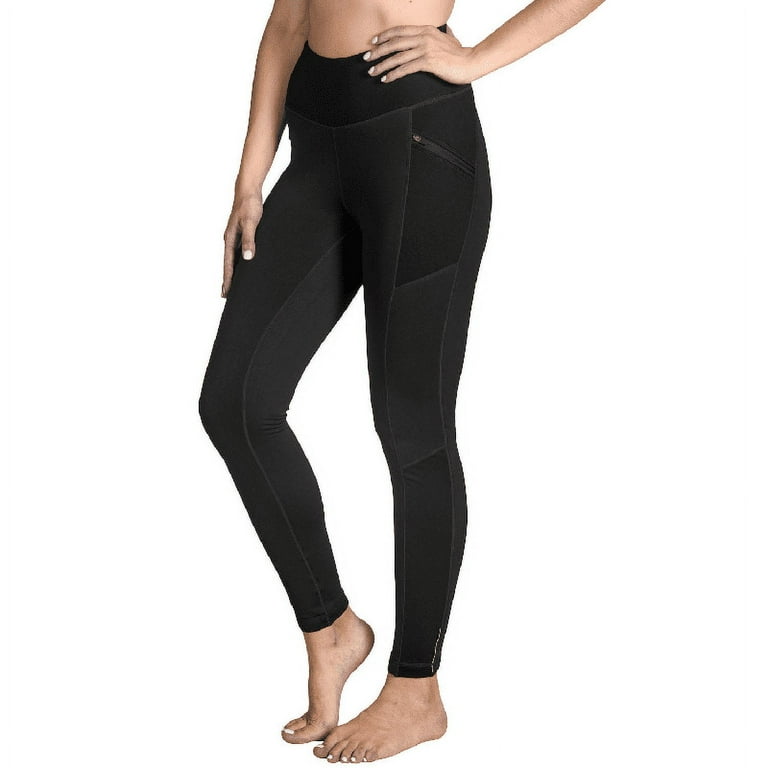 Active Life Women s Zip Pocket High Rise Warm Fleece Lined Leggings Walmart