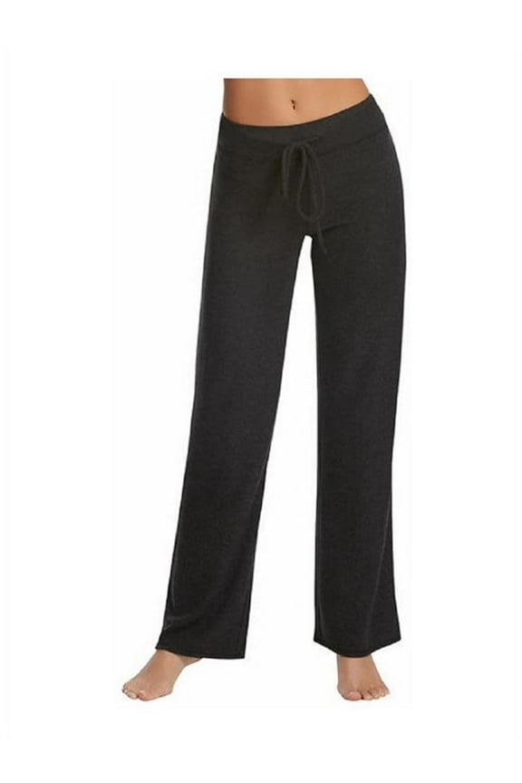 Womens Size X-Large Fleece Lounge Pant, Heather Charcoal