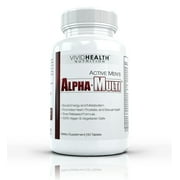 Active Mens Alpha Multi Complete Multivitamin for Mens Health with Superior Absorption, 60 Tabs
