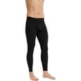 thumbnail image 1 of Active Men's Full Length Seamless Compression Leggings with Smooth Wide Waistband and Second-Skin Fit - Medium, Black, 1 of 5