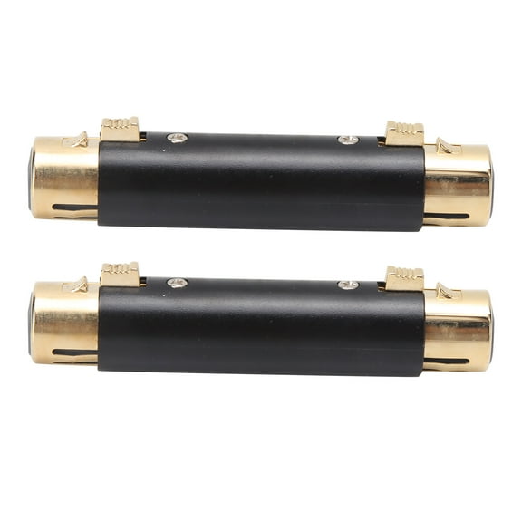 Active Mic Booster & Audio Adapter, 2Pcs Zinc Alloy Constructed HIFI Quality XLR Plug for Studio Recording & Live Streaming, Modular Design for Versatile Use