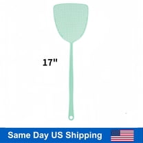 Active Mind Ltd 17 Inch Fly Swatter with Long-Reach Handle & Flex Head - Indoor/Outdoor Bug Zapper - Green