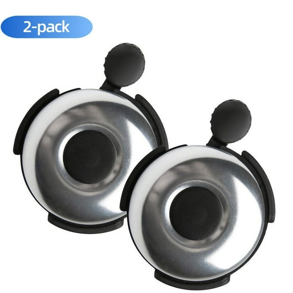 Active Mind Ltd 2-Pack Classic Bike Bell with Ring Loud Horn - Classic Handlebar Bell for Adults/Kids Mountain/Road Bicycles, Bike Accessories, Silver